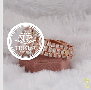 Reloj de Pulsera de Lujo para Mujer, Oro Rosa, Acero Inoxidable, Esfera con Diamantes, Cuarzo, Reloj de Moda - Product Image 6