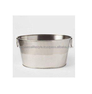 Heavy Quality Metal <b>Ice</b> Bucket Beverage <b>Cooler</b> Rust Resistant Durable Design Ideal For Hotel Restaurant Bar Use - Product Image 3