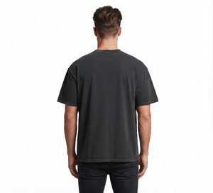 T-shirt en coton imprimé tendance, style vintage, manches courtes, effet délavé, imprimé graphique, unisexe - Product Image 6