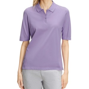 Camiseta de Mujer, Color Morado, 100% Algodón Jersey, Transpirable, Ecológica, de Manga Corta, Tejido de Punto, Color Sólido, Informal - Product Image 1