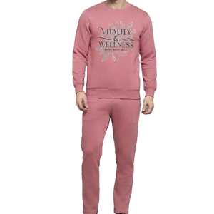 Mens Crew Neck Tracksuit High Quality Activewear Jogging Suit <b>Set</b> Mens Crew Neck Tracksuit Fashion Sports Outfit Cotton Fabric - Product Image 3