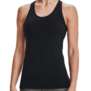 Camisetas sin mangas acanaladas para mujer, de color liso, cuello redondo, informales, transpirables, de algodón tejido, anti-bolitas, deportivas - Product Image 1