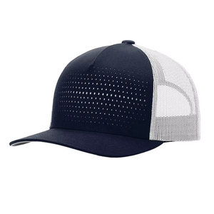 Casquette de baseball perforée personnalisée unisexe à dos en maille respirante, réglable, style trucker, en promotion - Product Image 4