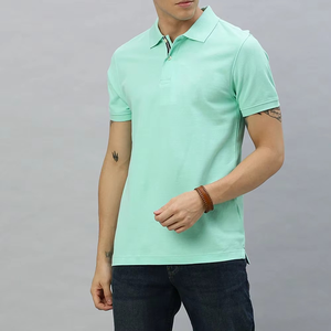 Polo de Hombre Liso, Transpirable, de Algodón y Poliéster, Informal, para Golf, con Logotipo Personalizado, OEM, ODM, Venta al Por Mayor - Product Image 4