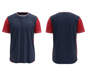 เสื้อเบสบอลแบบกำหนดเองสำหรับทีมกีฬาและงานอีเว้นท์ พร้อมโลโก้และหมายเลขตามสั่ง |   ฐานผ้าโพลีเอสเตอร์ที่ระบายอากาศได้ดี - Product Image 1