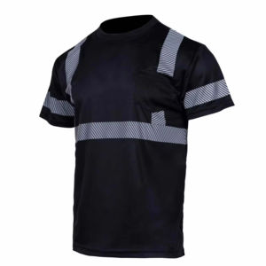 Camiseta de Seguridad de Alta Visibilidad ANSI Clase 1, de Secado Rápido, con Cinta Reflectante, Tejido de Punto, Manga Corta, Talla Grande - Product Image 6