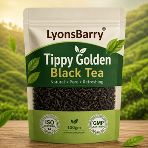 Té Negro Dorado Tippy de LyonsBarry, Hojas Sueltas, 100 g, Natural, Puro, Refrescante, Suplemento Dietético - Product Image 2