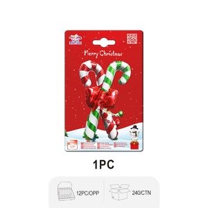 12 pezzi di natale Candy bastoncini rosso verde bianco decorazioni dolci riempiono bastoncini di zucchero per la festa di compleanno dell'albero di Natale altro - Product Image 4