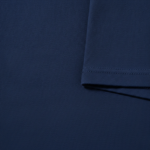 Camiseta de Manga Corta para Hombre, Cuello Redondo, Color Azul Marino, Corte Regular, Estilo Informal, Tejido de Punto, Color Sólido - Product Image 2
