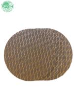 Disque de ponçage abrasif sans poussière en zircone de haute qualité ODM or/bleu 150 mm pour machines de ponçage de finition du bois, garantie 3 ans