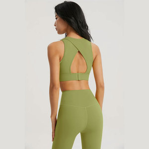 Ensemble de sport haut de gamme, tendance, respirant, léger et confortable, comprenant un legging taille haute et un soutien-gorge de sport, du meilleur fournisseur pour la gym et le fitness - Product Image 6