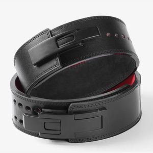 Ceintures de musculation à levier antidérapantes en cuir avec boucles, protection avancée, OEM, ajustables, en cuir de vachette, respirantes, imperméables, pour le fitness - Product Image 6