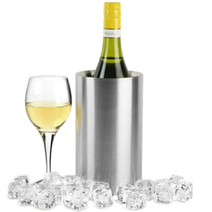 Cubo de hielo de acero inoxidable martillado, enfriador de vino de doble pared aislado para fiestas, enfriador de botellas de champán para bar con logotipo personalizado - Product Image 4