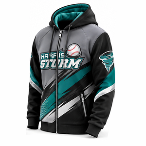 Premium Kapuzenpullover mit Vollflächendruck Maßgeschneidertes Design OEM ODM Großhandel Textil-Export Herstellungspartner - Product Image 1