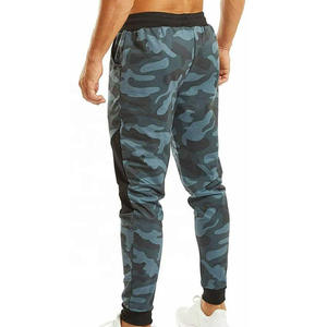 Men's Camouflage Print Sweatpants Elastic Waist Drawstring Casual Joggers Side Pockets Breathable Spandex men's pants wear - Product Image 3
