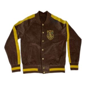 Iota Phi Theta Corduroy Jacket Brown <b>Gold</b> Greek Apparel Fraternity Premium Jacket Stylish Classic Fit Outerwear - Product Image 3