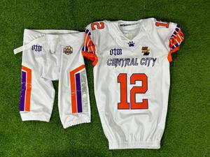 Uniforme de Fútbol Americano Personalizado para Equipos Juveniles, Venta al por Mayor, Sublimación, Uniforme de Fútbol Americano con Tela Tackle Twill, Conjunto de Jersey de Práctica - Product Image 4