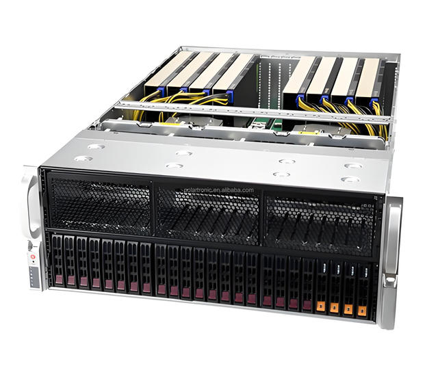 HPC Molecular Dynamics Simulation AS-4124GS-TNR 4U Rack 8TB DDR4 ECC 10GbE Network GPU Server For AI Deep Learning Data Center