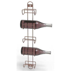 Estante de Vino Metálico Moderno Plegable para Montar en la Pared y Almacenamiento de Botellas de Vidrio para Bar y Fiestas, Fácil Acceso - Product Image 5