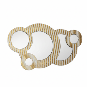 Resin Wall <b>Mirror</b> 40.5" x 22.5" <b>Large</b> Decorative <b>Mirror</b> for Living Room Bedroom Bathroom | Elegant Designer <b>Frame</b> Modern Home - Product Image 2