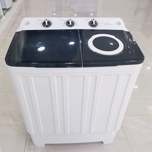 <span class=keywords><strong>Lavadora</strong></span> semiautomática de doble tambor para el hogar, <span class=keywords><strong>lavadora</strong></span> de ropa de doble propósito con centrifugado. - Product Image 4