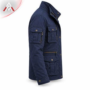 Functional <b>Men</b>’s Utility <b>Field</b> <b>Jacket</b> Featuring Durable Construction Multiple Storage Pockets And Comfortable Everyday Fit - Product Image 2