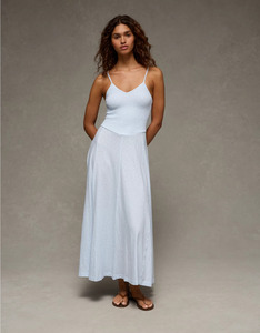 Vestido maxi fruncido AE Sunchaser para mujer - Product Image 1