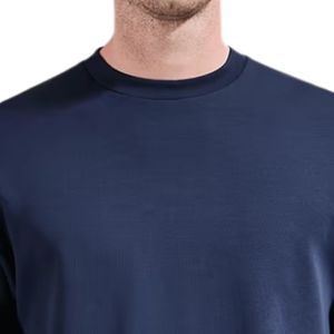 T-shirt en coton doux pour homme, coupe ample et décontractée, manches courtes, col rond, haut décontracté d'été, respirant, confortable, vêtements streetwear - Product Image 3