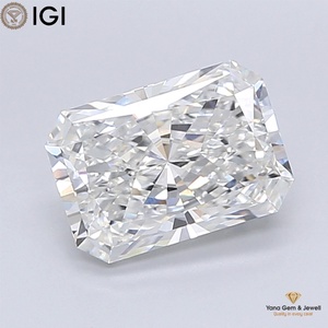 Diamant de laboratoire CVD de 5,01 carats, taille radiant, couleur E, clarté VVS1, certifié IGI, idéal pour la création de bagues - Product Image 1