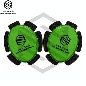 Premium Custom Printed Heavy-Duty Leather Motorcycle Auto Racing <b>Knee</b> Slider High Abrasion & Impact Resistance Long Lasting - Product Image 5