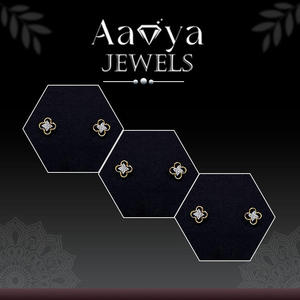 Boucles d'oreilles en diamants de laboratoire de créateur, plaquées or 9 carats, bijoux élégants et luxueux certifiés HRD, cadeau - Product Image 5