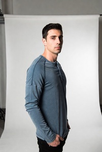 Camisa de Lino de Manga Larga para Hombre, Ligera, Transpirable, Informal, para Verano - Product Image 2