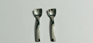 Cuillère en acier inoxydable pour Shilajit, finition argentée, cuillère doseuse ayurvédique pour résine, outil réutilisable pour compléments à base de plantes - Product Image 5