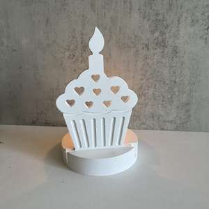 Love Heart Birthday Cake Candle Aromatherapy Gypsum <b>Resin</b> Candle <b>Silicone</b> <b>Mold</b> - Product Image 3