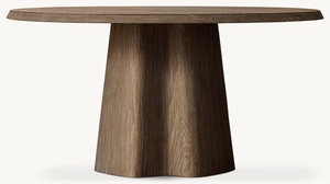 Modern Scandinavian Oval Wooden <b>Dining</b> <b>Table</b> with Stable Base Minimalist Design Foldable 6 Seater for Farmhouse Hotel Entry Use - Product Image 2