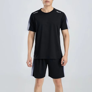 Ropa Deportiva, Pantalones Cortos para Correr, Conjunto Deportivo de 2 Piezas, Conjunto de Pantalones Cortos Deportivos para Gimnasio al Aire Libre para Hombre - Product Image 2