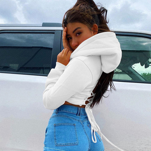 เสื้อฮู้ดดี้ผู้หญิงไซส์พลัส ODM/OEM ขายส่งปี 2023 เสื้อฮู้ดดี้แบบมีซิป เสื้อกันหนาวแบบหนาเพิ่มความอบอุ่นด้วยผ้าฟลีซ - Product Image 5