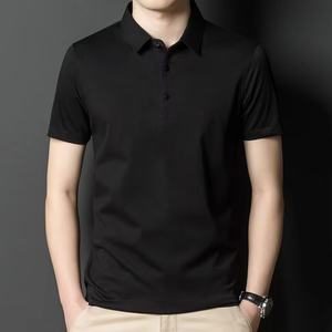 Camiseta Polo Esencial de Manga Corta, Material de Mezcla de Algodón, Corte Regular Informal, Ropa para Uso Diario, Surtido de Prendas - Product Image 2