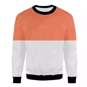 Sweat-shirt pour homme, dernier design, col rond, 100% coton, manches longues, entièrement doublé en sherpa, broderie, hiver, faible MOQ - Product Image 1