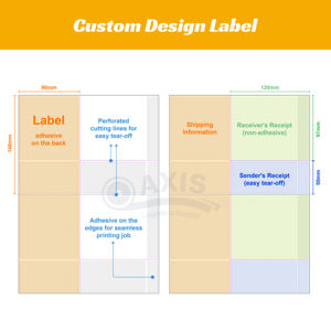 Feuilles d'étiquettes autocollantes durables format A4/Letter pour factures et expéditions - Étiquettes OEM/ODM résistantes à la chaleur et écologiques pour entreprises - Product Image 3