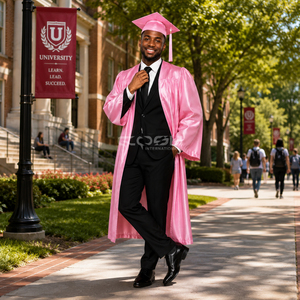 Cosh International Greek Apparel Brotherhood Masonic Wear Fraternity Wholesale Custom Color Matte <b>Gown</b> Doctoral Graduation - Product Image 3
