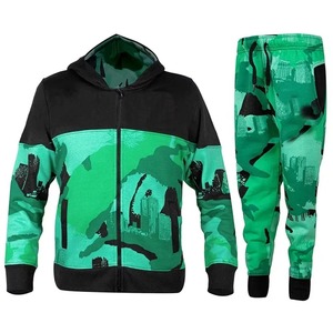 Survêtement de sport pour homme, look élégant, 100 % polyester, confort optimal, sublimation, poids lourd, durable, service OEM. - Product Image 2