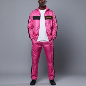 Vente en gros de coupe-vent pour hommes personnalisés, imprimés avec un logo, coupe-vent en nylon 100% écologique, 2 tons, coupe régulière, 2 pièces - Product Image 1