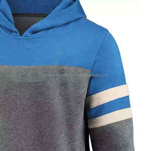Pull à capuche coupe ajustée de meilleure qualité pour hommes Taille personnalisable Street Wear Design Made 400 Grammes Tissu polaire avec fermeture éclair - Product Image 4