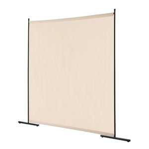Single <b>Panel</b> 6FT Freestanding Indoor Partition Privacy <b>Screen</b> Room Divider for Room Separation - Product Image 1