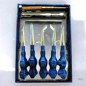 Juego de Elevadores Dentales de Acero Inoxidable Negro y Dorado, Elevadores Dentales Luxadores y Dentados para Extracción de Dientes de Dentavex - Product Image 4