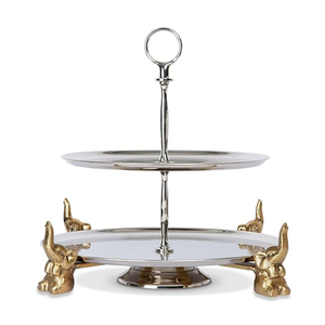 Support à gâteaux en métal, présentoir élégant pour pâtisseries, idéal pour mariages, anniversaires et fêtes, plateau de service pour gâteaux et cupcakes - Product Image 5