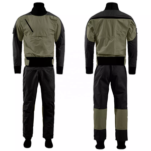 Men's Olive Green And <b>Black</b> <b>Work</b> Coverall With Abrasion Resistance Polyester Uniform For Industrial Use - Product Image 3