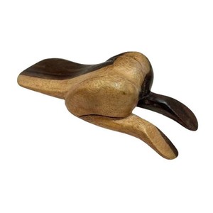 Hand-Carved Oak <b>Wood</b> Bird Door Stopper | Handmade Wooden <b>Doorstop</b> Wholesale - Product Image 1