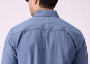 Camisa de Botones para Hombre, Tendencia Actual, Hecha a Medida, Ligera, Fácil de Usar, Transpirable, Cómoda, Duradera, de Franela, de Alta Calidad, Antiarrugas - Product Image 5